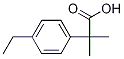 2-(4-ethylphenyl)-2-Methylpropanoic acid Structure