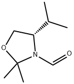 3-Oxazolidinecarboxaldehyde,2,2-dimethyl-4-(1-methylethyl)-,(S)-(9CI) Struktur