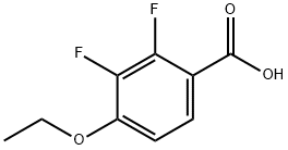 2,3-二氟-4-乙氧基苯甲酸, 124728-45-6, 结构式