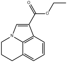 ETHYL 2,3-DIHYDRO-1H-PYRROLO[3,2,1-IJ]QUINOLINE-6-CARBOXYLATE Struktur