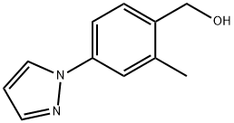 BenzeneMethanol, 2-Methyl-4-(1H-pyrazol-1-yl)- Struktur