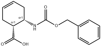 CIS-2-(BENZYLOXYCARBONYLAMINO)-4-CYCLOHEXENE-1-CARBOXYLIC ACID Structure