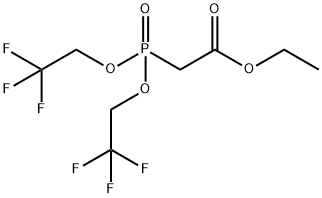 ビス(2,2,2-トリフルオロエトキシ)ホスフィニル酢酸エチル 化学構造式