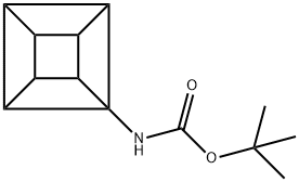 Carbamic acid, pentacyclo[4.2.0.02,5.03,8.04,7]octyl-, 1,1-dimethylethyl ester Structure