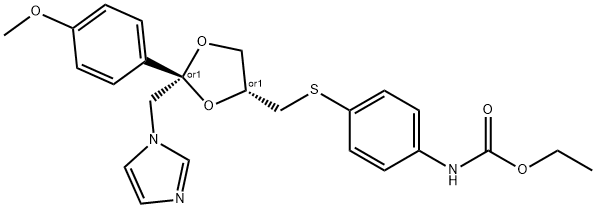 厄布洛唑, 124784-31-2, 结构式