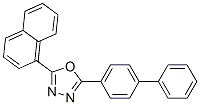 2-[1,1'-biphenyl]-4-yl-5-(1-naphthyl)-1,3,4-oxadiazole 结构式