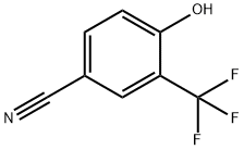 4-ヒドロキシ-3-(トリフルオロメチル)ベンゾニトリル 化学構造式