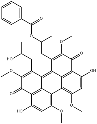 カルホスチンB 化学構造式