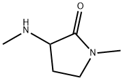 1-Methyl-3-(methylamino)pyrrolidin-2-one Struktur