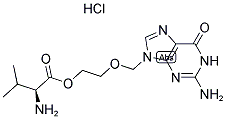 盐酸万乃洛韦, 124832-27-5, 结构式