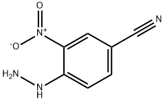 4-HYDRAZINO-3-NITROBENZONITRILE Structure