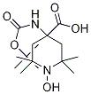N-Boc-2,2,6,6-tetramethylpiperidine-N-oxyl-4-amino-4-carboxylic Acid Struktur