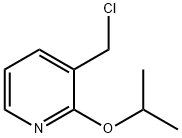3-(クロロメチル)-2-イソプロポキシピリジン 化学構造式