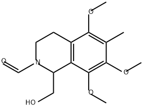 124867-50-1 1-(hydroxymethyl)-5,7,8-trimethoxy-6-methyl-3,4-dihydro-1H-isoquinolin e-2-carbaldehyde