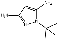 1-tert-butyl-1H-pyrazole-3,5-diaMine Struktur