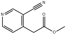 Methyl 2-(3-cyanopyridin-4-yl)acetate Struktur