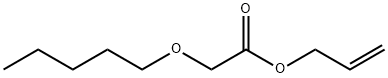 (2-甲基丁氧代)乙酸-2-丙烯醇酯,124899-75-8,结构式