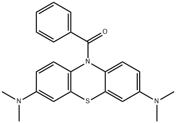 苄酰基无色亚甲基兰 结构式