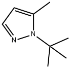 1-tert-butyl-5-Methyl-1H-pyrazole 化学構造式