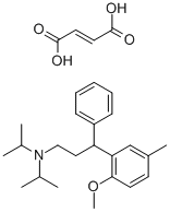 2-甲氧基-5-甲基-N,N-双(1-甲基乙基)-gamma-苯基-苯丙胺富马酸盐,124935-88-2,结构式