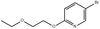 2-(2-ethoxyethoxy)-5-broMopyridine Structure