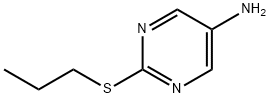 5-Pyrimidinamine, 2-(propylthio)- Struktur