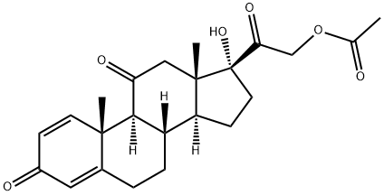 醋酸泼尼松,125-10-0,结构式