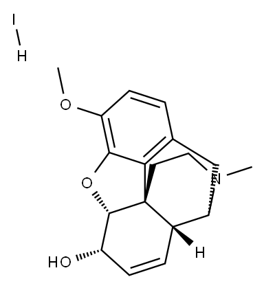codeine hydroiodide Struktur