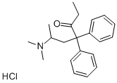 (+-)-METHADONE HYDROCHLORIDE--DEA Structure