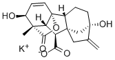 GIBBERELLIC ACID POTASSIUM SALT Struktur