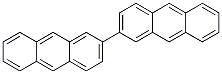 2,2'-ビアントラセン 化学構造式