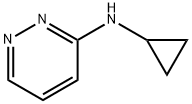 N-シクロプロピルピリダジン-3-アミン 化学構造式