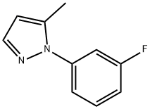 1 - (3 -氟苯基)- 5 -甲基- 1H -吡唑, 1250150-43-6, 结构式