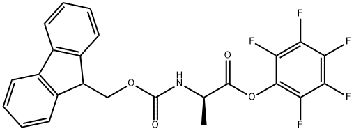 FMOC-D-ALA-OPFP 化学構造式