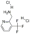 (3-(トリフルオロメチル)ピリジン-2-イル)メタンアミン二塩酸塩 化学構造式