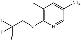 5-甲基-6-(2,2,2-三氟乙氧基)吡啶-3-胺, 1250497-38-1, 结构式