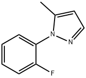 1 - (2 -氟苯基)- 5 -甲基- 1H -吡唑, 1250516-18-7, 结构式