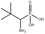 (1-アミノ-2,2-ジメチルプロピル)ホスホン酸水和物 化学構造式