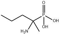 (1-AMINO-1-METHYLBUTYL)PHOSPHONIC ACID HYDRATE Structure