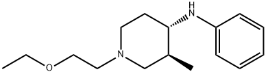 (3R,4S)-1-(2-ethoxyethyl)-3-methyl-2-phenyl-piperidin-4-amine Structure