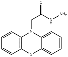 2-(10H-苯并噻嗪-10-基)乙酰肼, 125096-15-3, 结构式