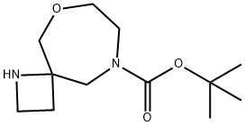 9-Boc-6-oxa-1,9-diazaspiro[3.6]decane 结构式