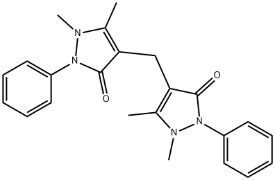 二安替比林甲烷, 1251-85-0, 结构式