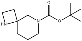 1,6-Diaza-spiro[3.5]nonane-6-carboxylic acid tert-butyl ester Structure