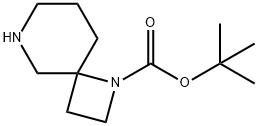 1,6-ジアザスピロ[3.5]ノナン-1-カルボン酸TERT-ブチル 化学構造式