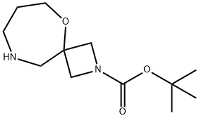 2-Boc-5-oxa-2,9-diazaspiro[3.6]decane 结构式