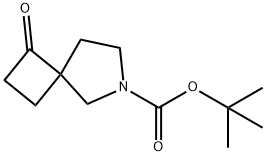 3-オキソ-7-アザスピロ[3.4]オクタン-7-カルボン酸 TERT-ブチルエステル 化学構造式