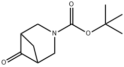 3-Boc-6-oxo-3-aza-bicyclo[3.1.1]heptane Structure