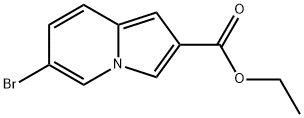 6-溴-2-吲嗪羧酸乙酯, 1251014-35-3, 结构式