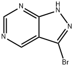 3-bromo-1H-pyrazolo[3,4-d]pyrimidine Struktur
